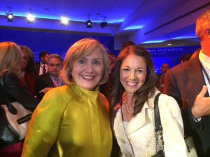 Dr. Ari Brown and Hillary Clinton